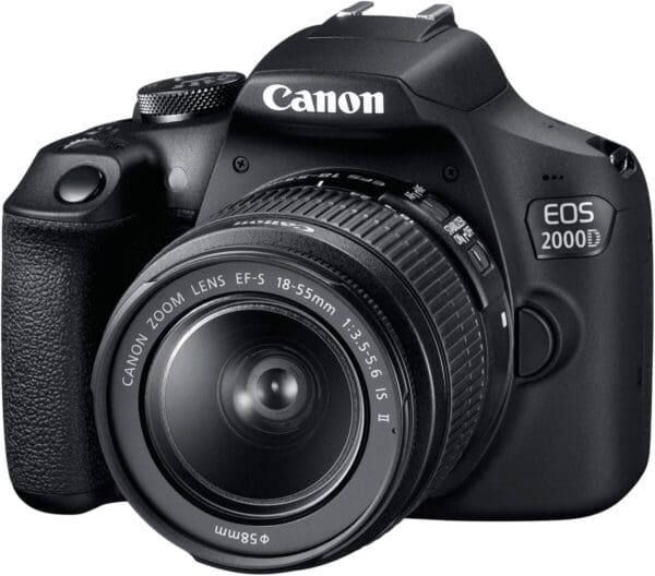 Canon EOS 2000D Digital SLR Camera with 18-55mm IS II Lens