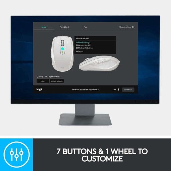 Logitech MX Anywhere 2s Wireless Mouse
