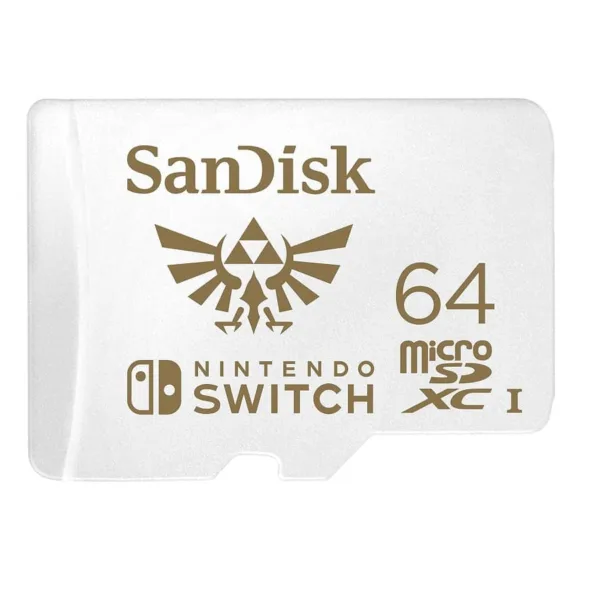 SanDisk 64GB microSDXC card for Nintendo Switch consoles